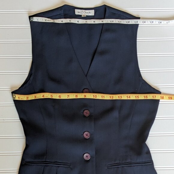 Vintage Le Chateau Waistcoat Made in Canada - Picture 10 of 12